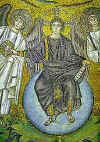 Christ Enthroned, San Vitale, Ravenna.